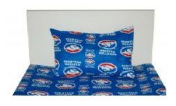 AFL-WESTERN-BULLDOGS-SINGLE-SHEET-SET-FITTED-FLAT-NEW